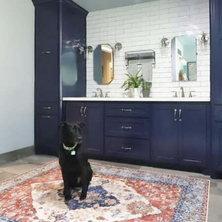 Blue Bathroom Vanity