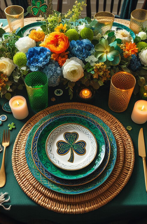 Saint Patrick's Day Tablescape Ideas