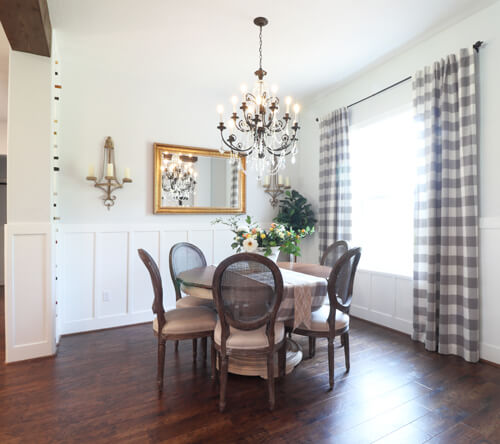 French country dining room