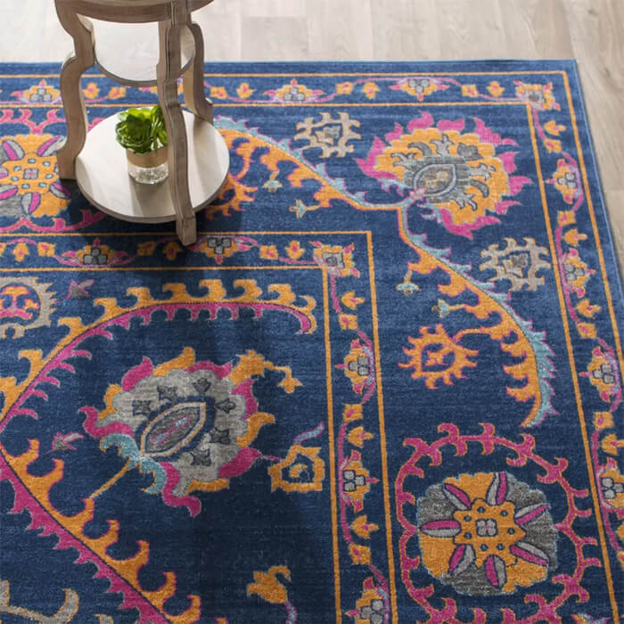 Ashburn Blue Area Rug
